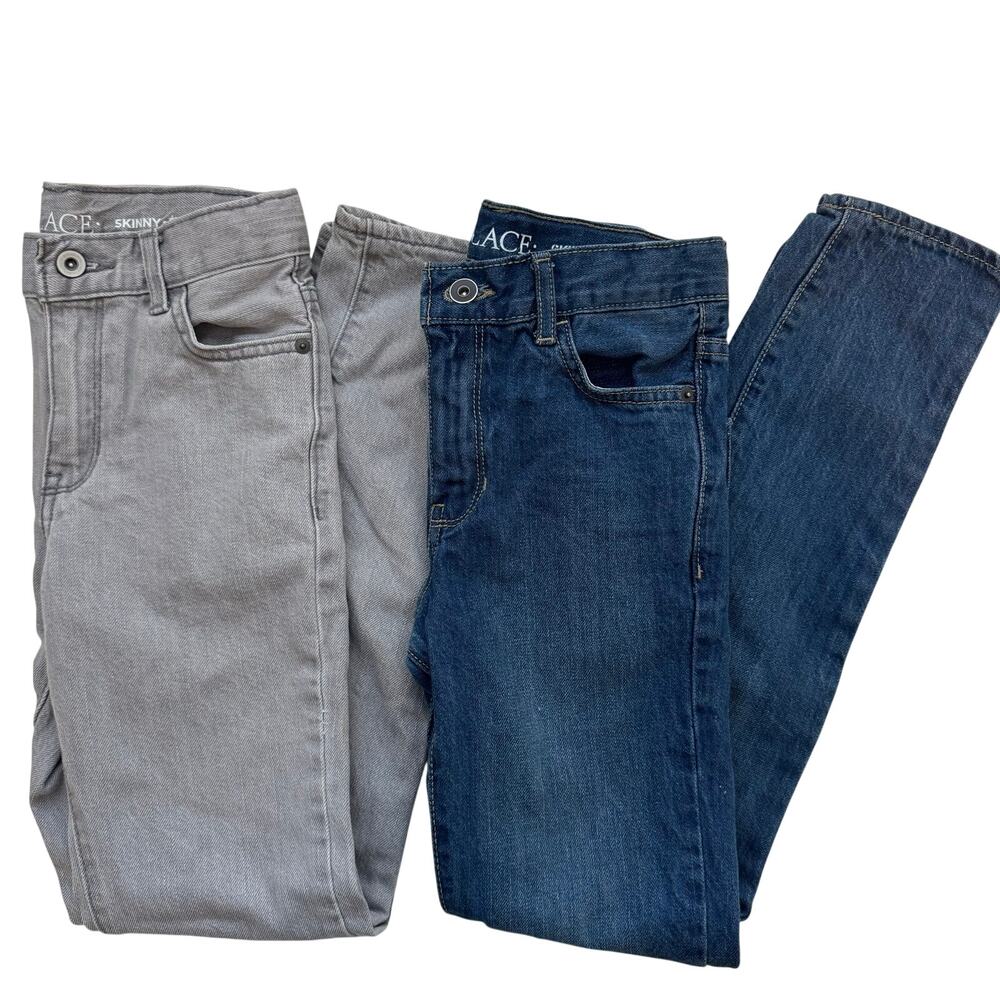 The Children's Place size 12 Slim Skinny Denim Lot of 2 Jeans